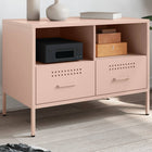 TV stand 68x39x50.5 cm steel pink