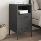 Nightstand 36x39x68 cm steel black