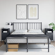 Nachtkastjes 2 st 36x39x68 cm staal antraciet