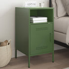 Nightstand 36x39x68 cm steel olive green