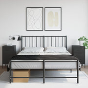 Nachtkastjes 2 st 36x39x68 cm staal zwart