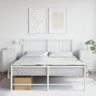 Nachtkastjes 2 st 36x39x68 cm staal wit