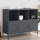 Sideboard 100.5x39x79 cm steel anthracite