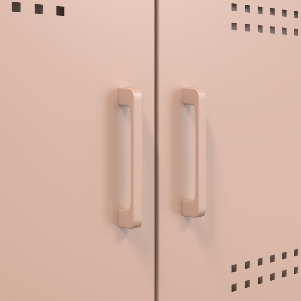 Dressoir 100,5X39X79 Cm Staal Roze