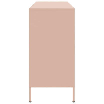 Dressoir 100,5X39X79 Cm Staal Roze