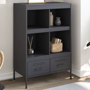 Hoge kast 68x39x101,5 cm staal antraciet