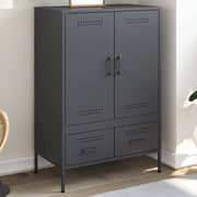 Hoge kast 68x39x101,5 cm staal antraciet