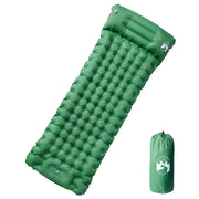 Kampeermatras zelfopblazend 1-persoons groen 10.5 cm