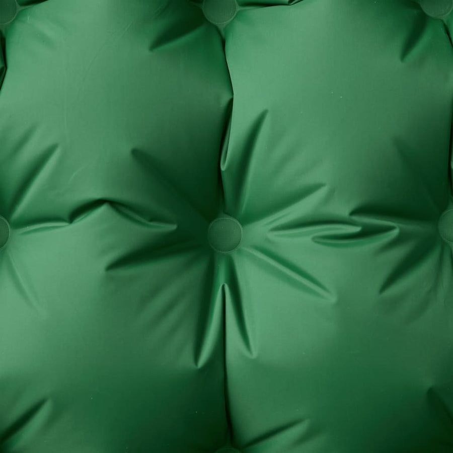 Kampeermatras met kussen zelfopblazend 1-persoons groen
