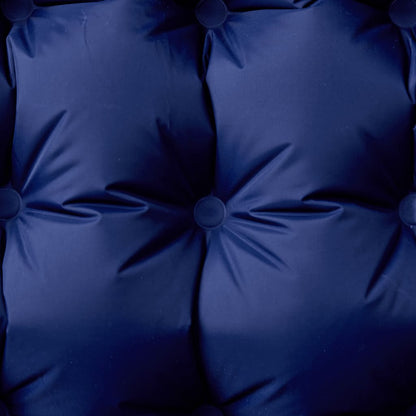 Kampeermatras met kussen zelfopblazend 1-persoons marineblauw