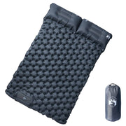 Kampeermatras 2-persoons zelfopblazend grijs 8.5 cm