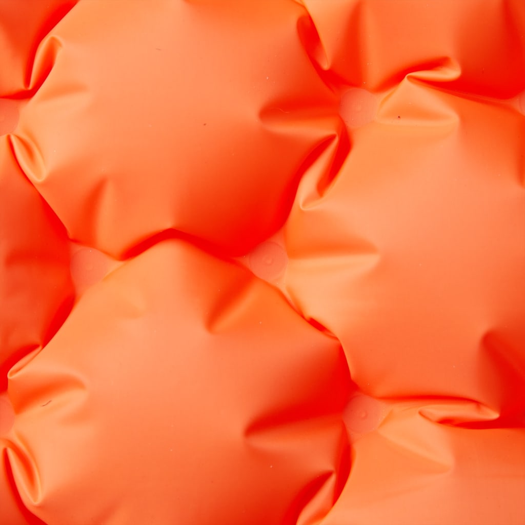 Kampeermatras met kussens zelfopblazend 2-persoons oranje
