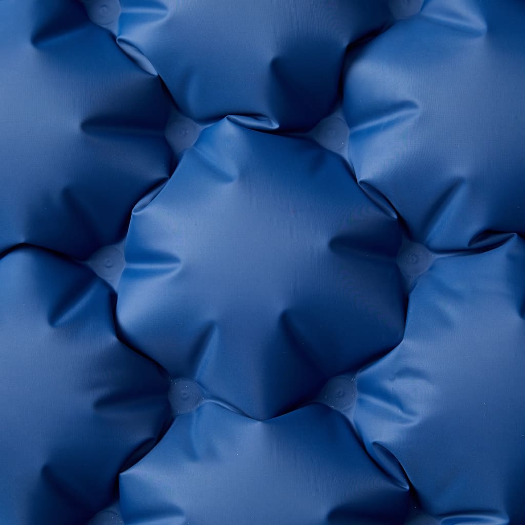 Kampeermatras met kussens zelfopblazend 2-persoons marineblauw