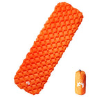 Inflatable Camping Mattress 190x58x6 cm Single Orange