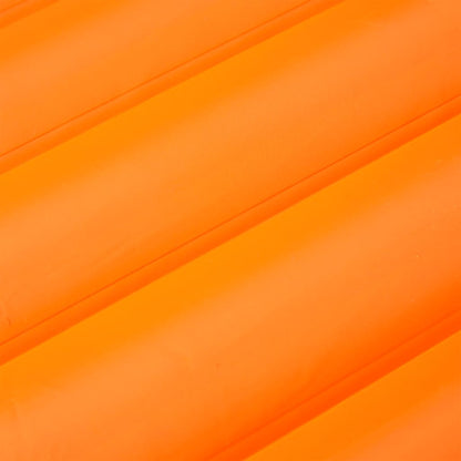 Kampeermatras met geïntegreerd kussen zelfopblazend oranje