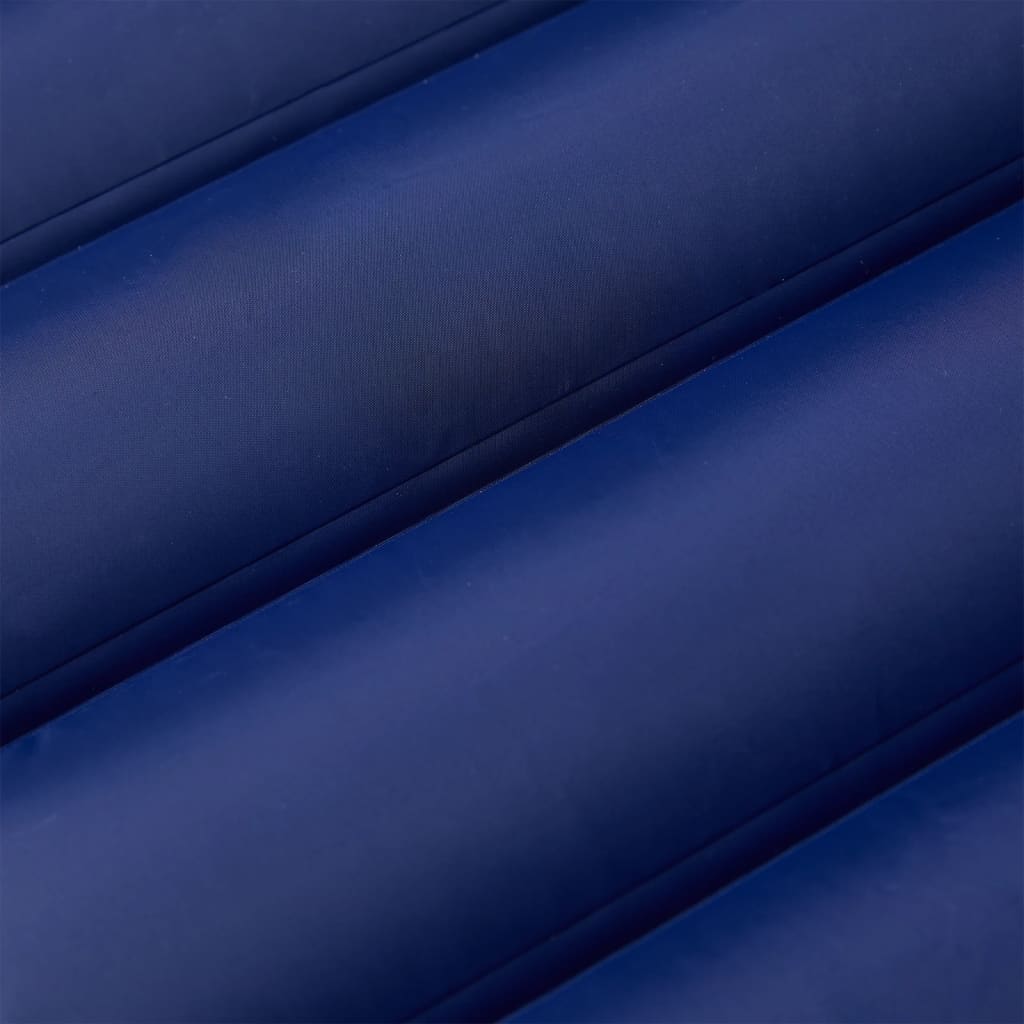 Kampeermatras Met Kussen Zelfopblazend 1-Persoons Marineblauw