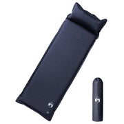 Kampeermatras zelfopblazend 1-persoons grijs 195x64x4.5 cm