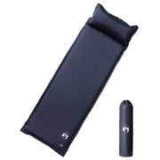 Kampeermatras zelfopblazend 1-persoons grijs 190x64x7 cm