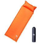 Kampeermatras zelfopblazend 1-persoons oranje 190x64x7 cm