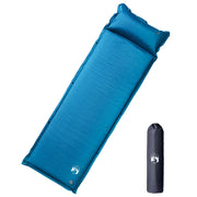 Kampeermatras zelfopblazend 1-persoons 190x64x7 cm turquoise