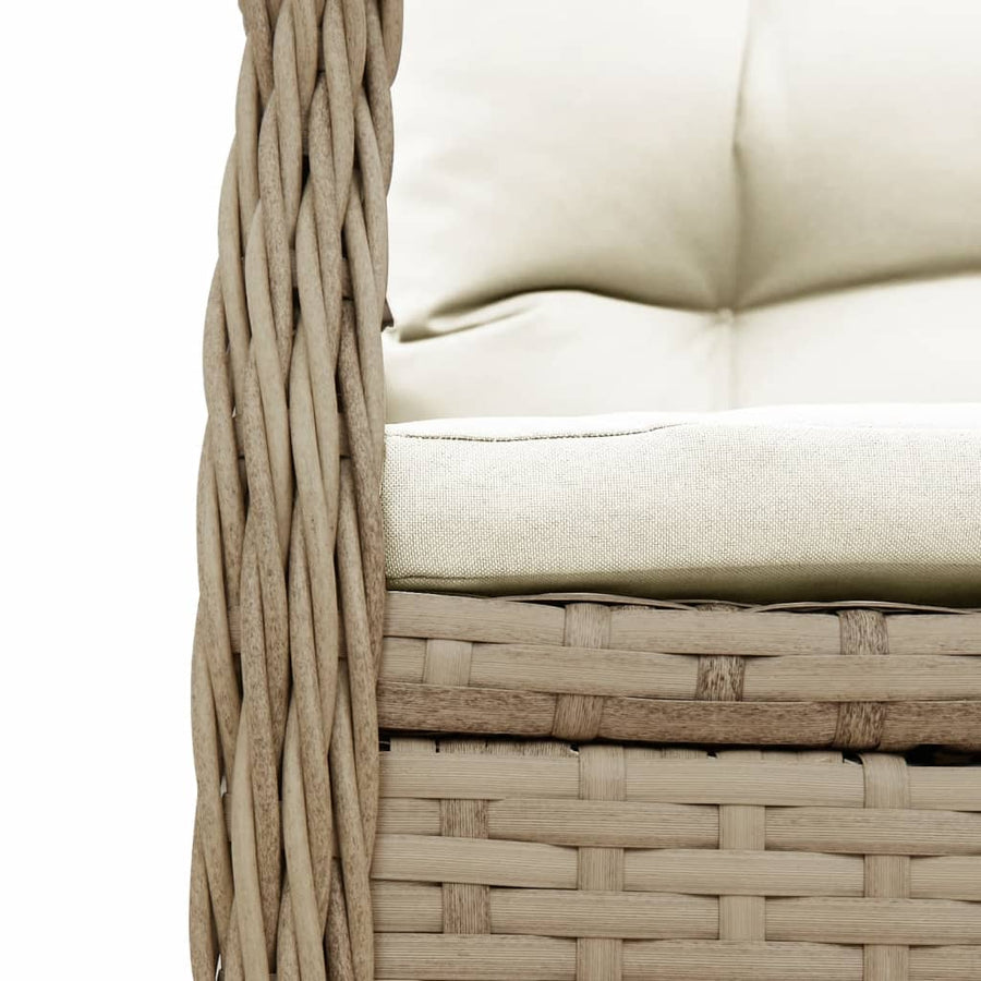 9-Delige Tuinset Met Kussens Poly Rattan 8