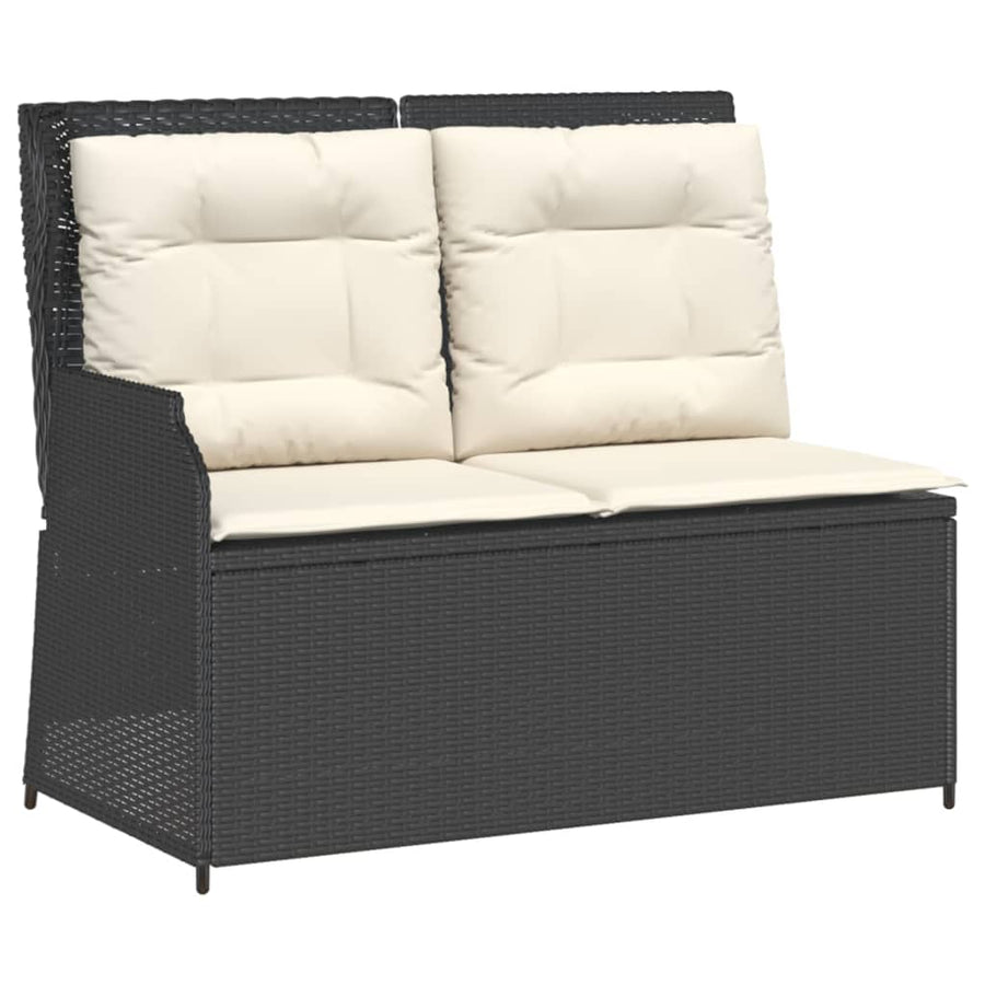 3-Delige Loungeset Met Kussens Poly Rattan