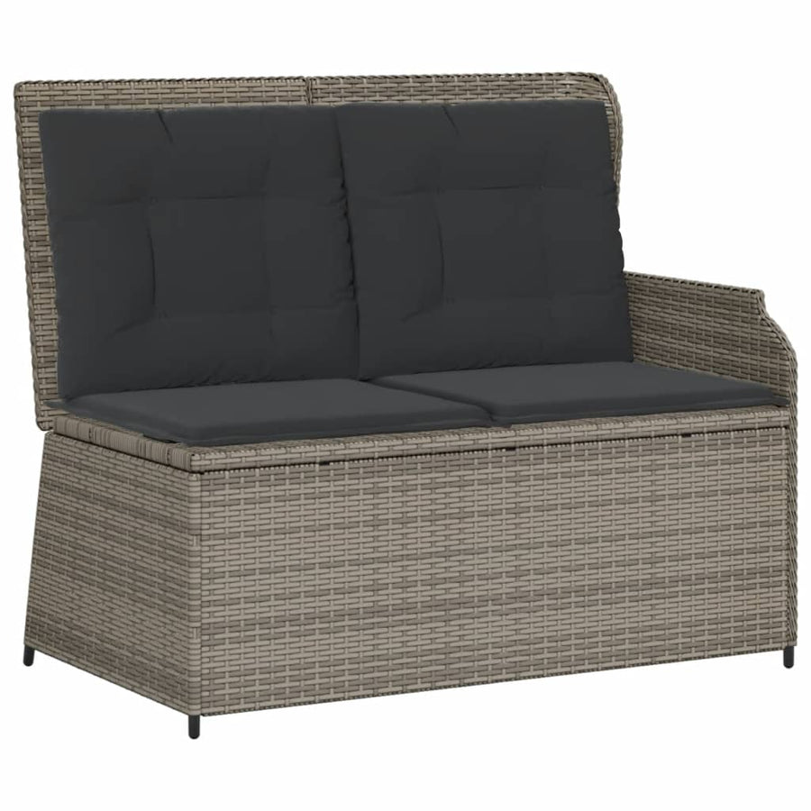 5-Delige Loungeset Met Kussens Poly Rattan
