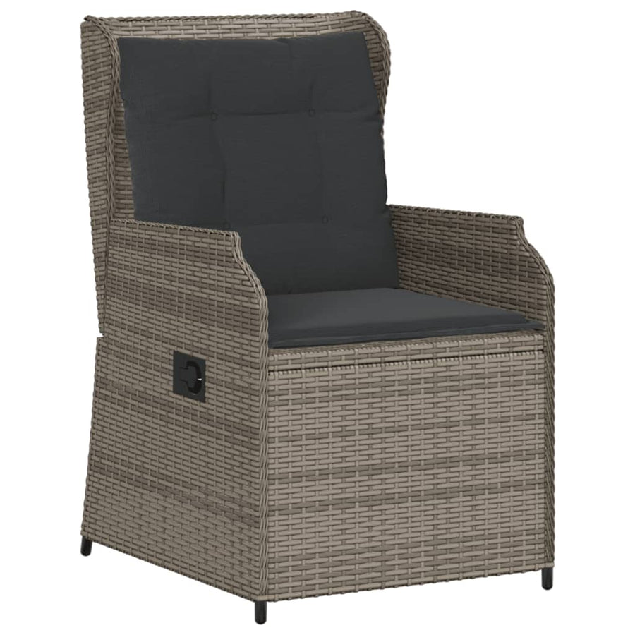 5-Delige Loungeset Met Kussens Poly Rattan