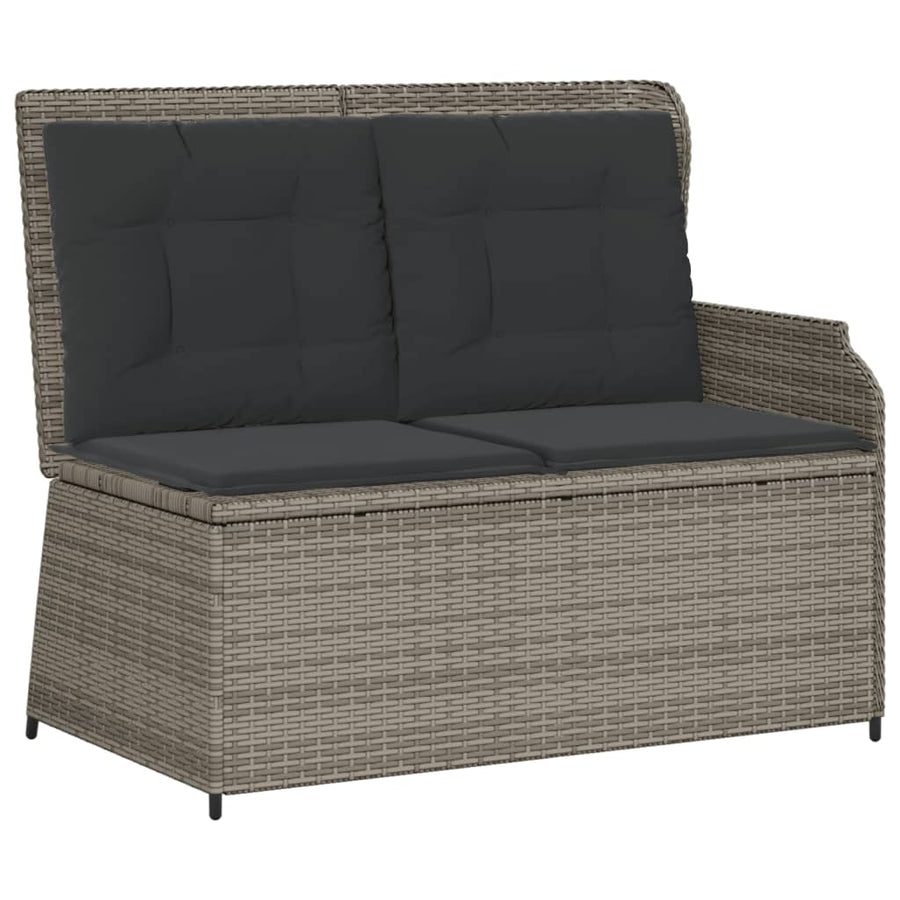 5-Delige Loungeset Met Kussens Poly Rattan