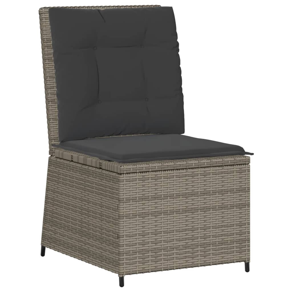 5-Delige Loungeset Met Kussens Poly Rattan