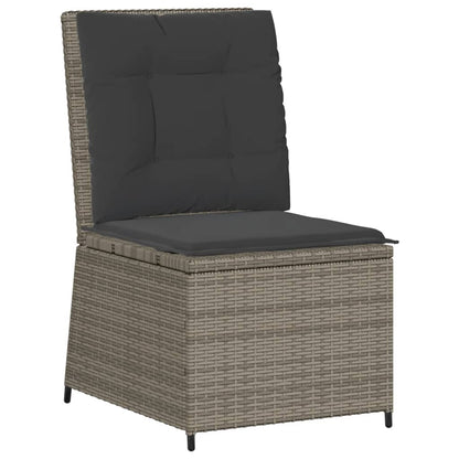 5-Delige Loungeset Met Kussens Poly Rattan