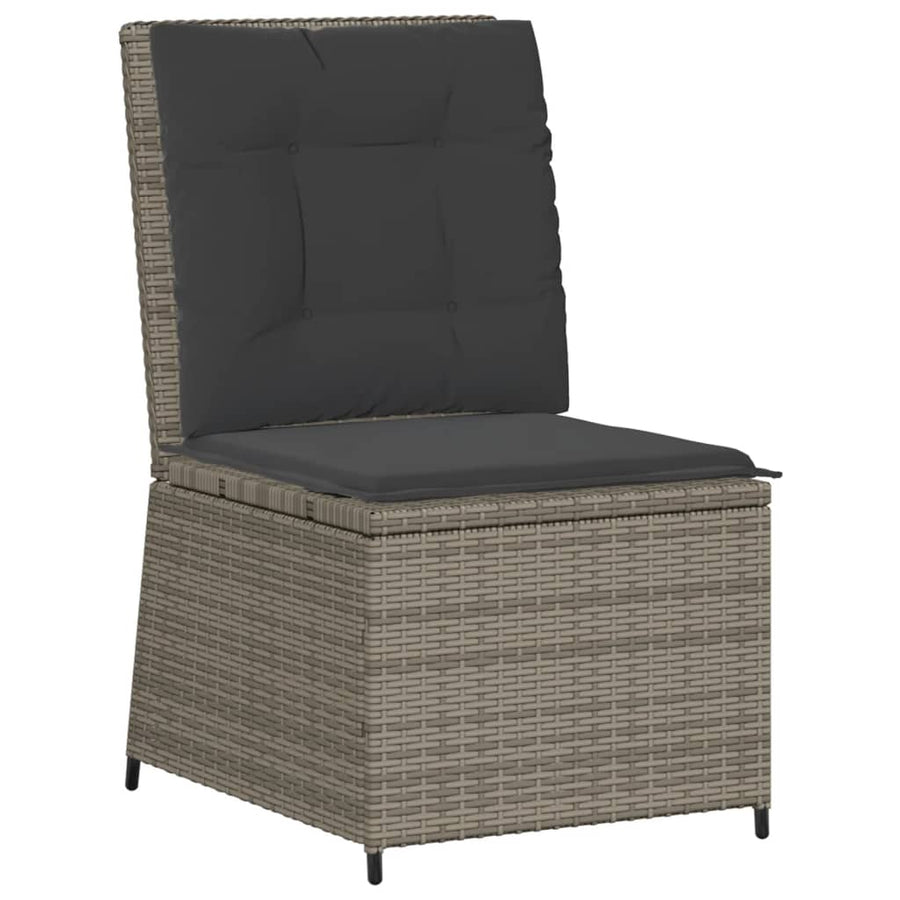 5-Delige Loungeset Met Kussens Poly Rattan
