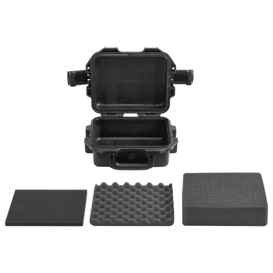 Flightcase draagbaar 30x24,5x12,5 cm PP zwart
