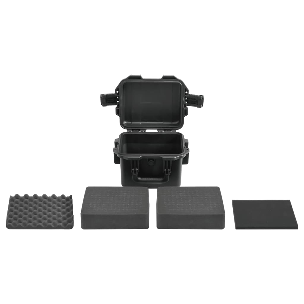 Flightcase draagbaar 30x24,5x20 cm PP zwart