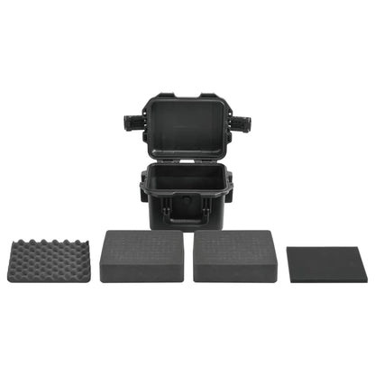 Flightcase draagbaar 30x24,5x20 cm PP zwart