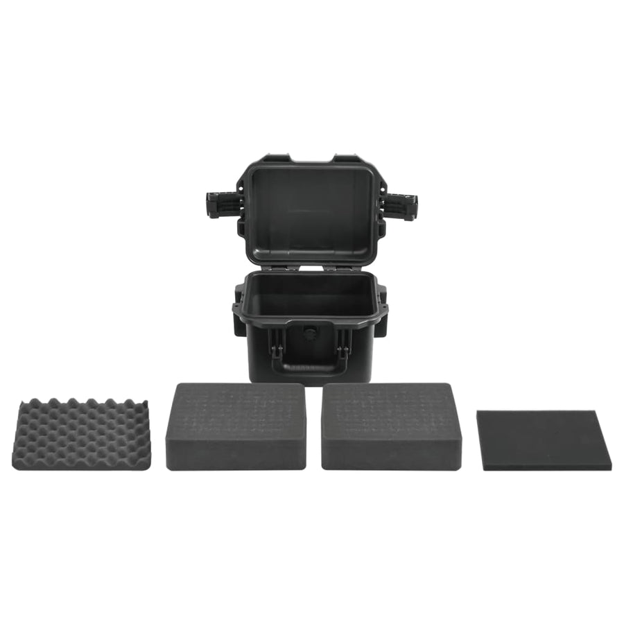 Flightcase draagbaar 30x24,5x20 cm PP zwart