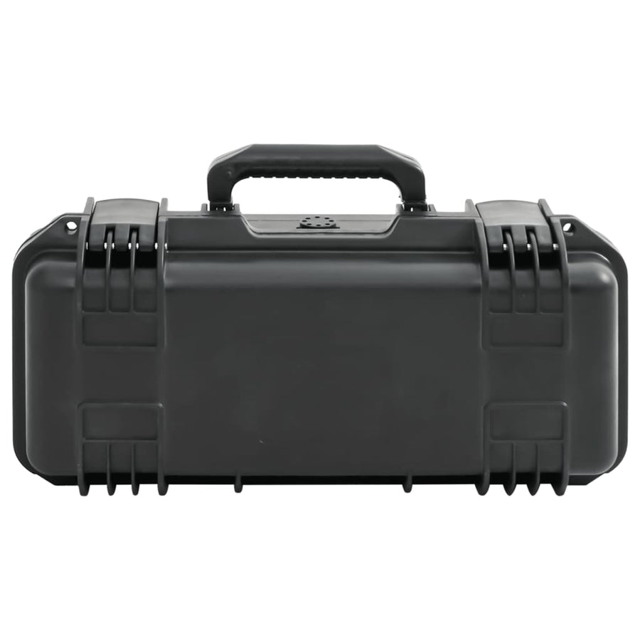 Flightcase draagbaar 46,5x21,5x17,5 cm PP zwart