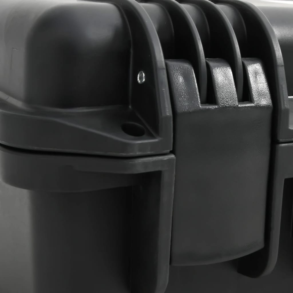 Flightcase draagbaar 46,5x21,5x17,5 cm PP zwart