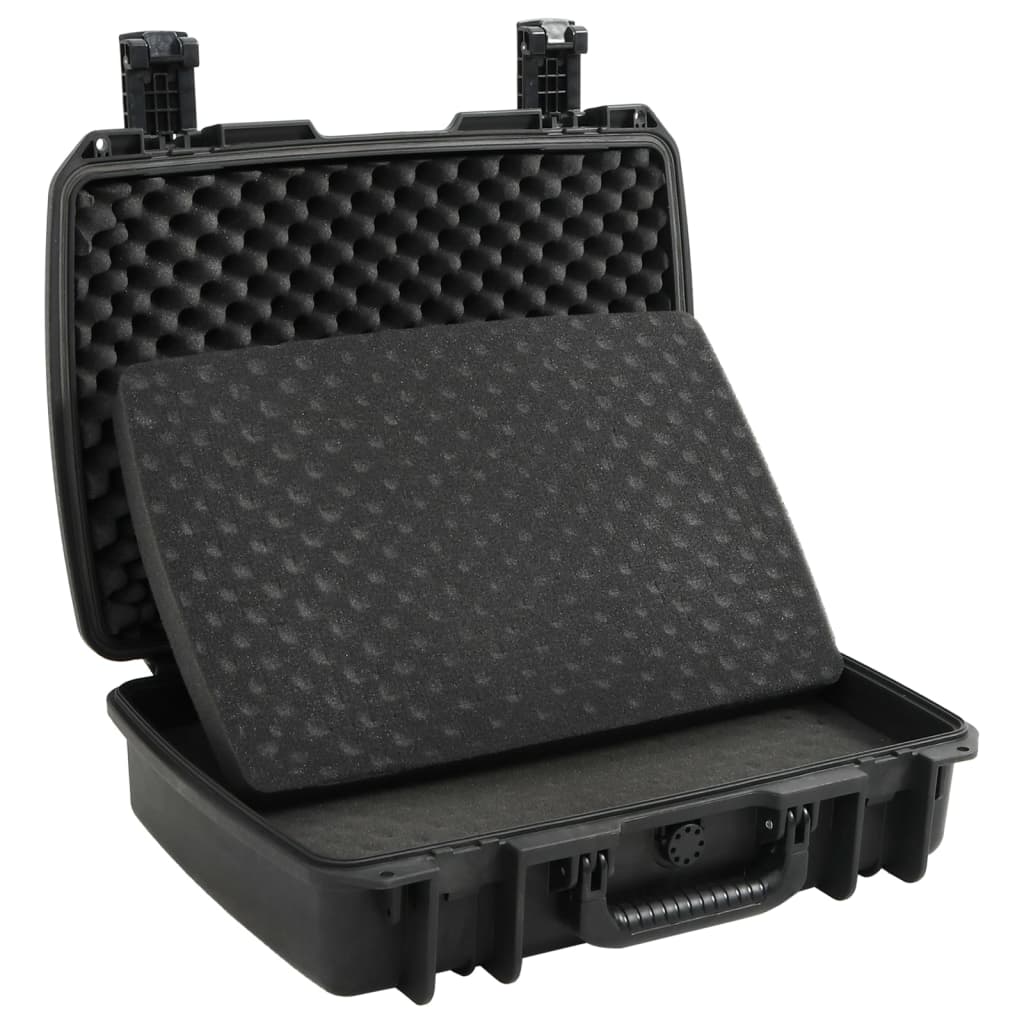 Flightcase draagbaar 50,5x37x14,5 cm PP zwart
