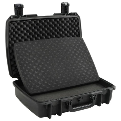 Flightcase draagbaar 50,5x37x14,5 cm PP zwart
