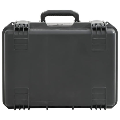 Flightcase draagbaar 49x38x23 cm PP zwart