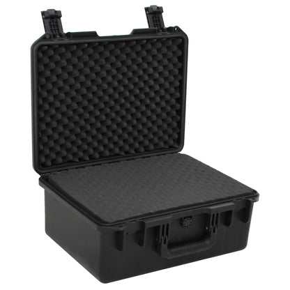 Flightcase draagbaar 49x38x23 cm PP zwart