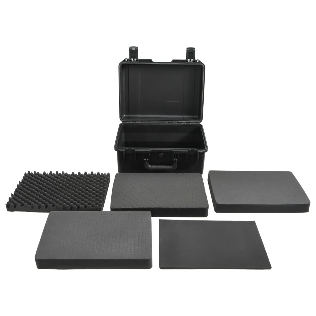 Flightcase draagbaar 49x38x23 cm PP zwart