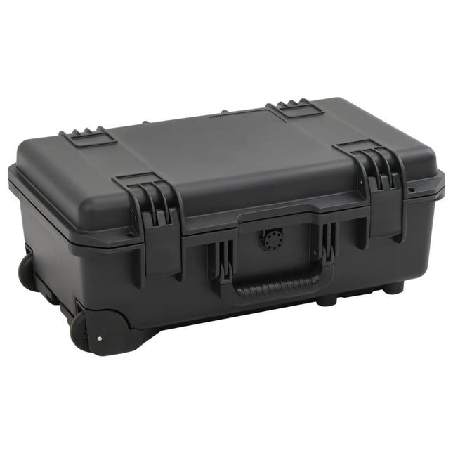 Flightcase draagbaar 55x35x22,5 cm PP zwart