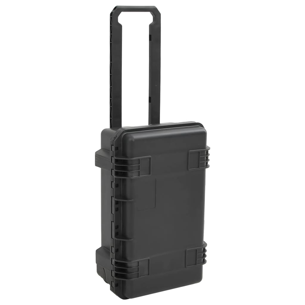 Flightcase draagbaar 55x35x22,5 cm PP zwart