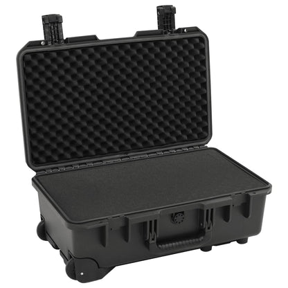 Flightcase draagbaar 55x35x22,5 cm PP zwart