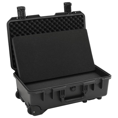 Flightcase draagbaar 55x35x22,5 cm PP zwart