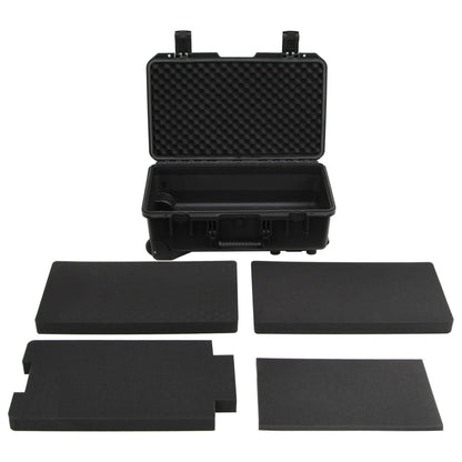 Flightcase draagbaar 55x35x22,5 cm PP zwart