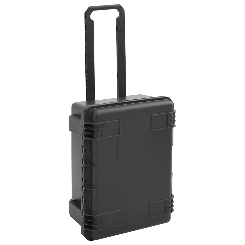 Flightcase draagbaar 54x41,5x29 cm PP zwart