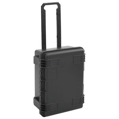 Flightcase draagbaar 54x41,5x29 cm PP zwart